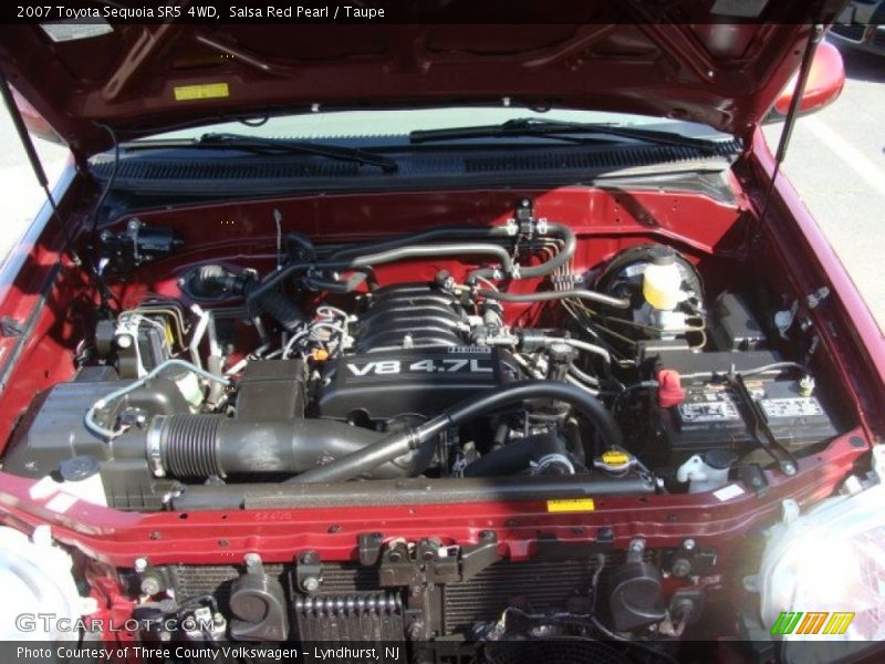 Salsa Red Pearl / Taupe 2007 Toyota Sequoia SR5 4WD