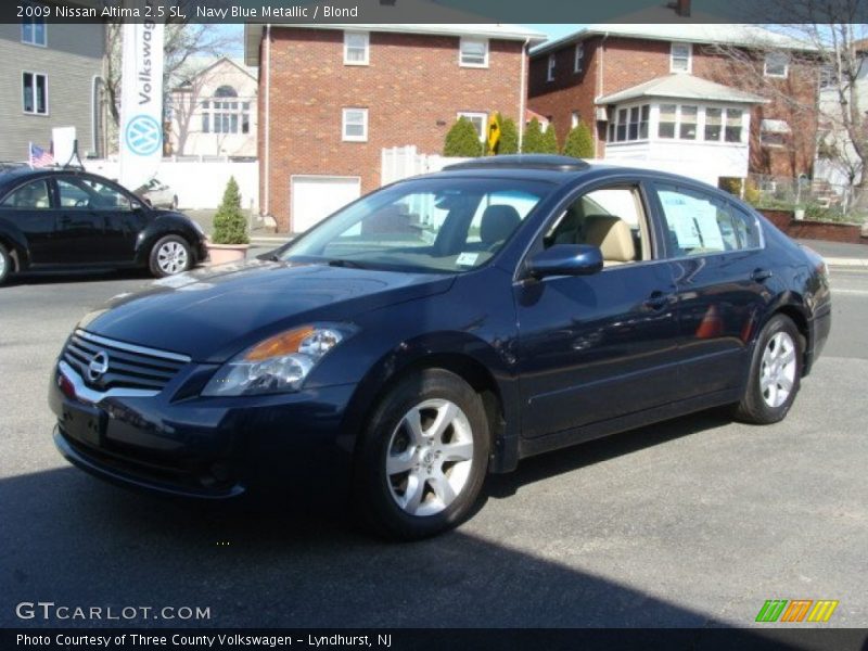Navy Blue Metallic / Blond 2009 Nissan Altima 2.5 SL