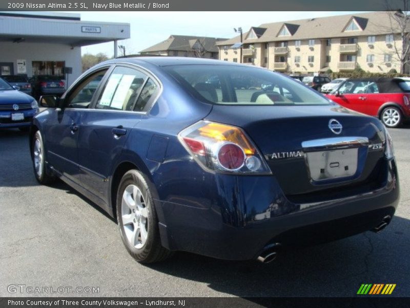 Navy Blue Metallic / Blond 2009 Nissan Altima 2.5 SL