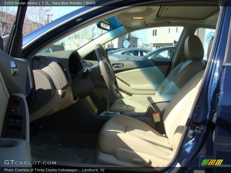 Navy Blue Metallic / Blond 2009 Nissan Altima 2.5 SL