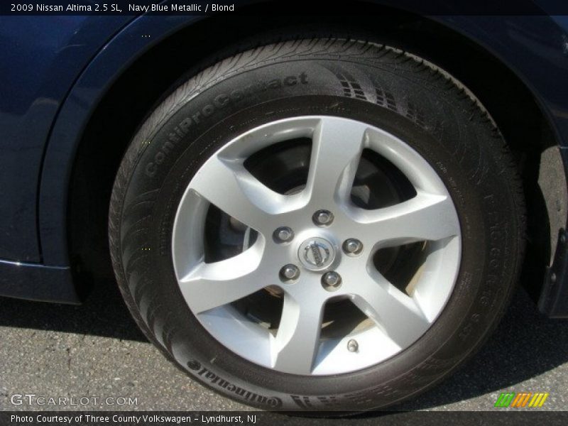 Navy Blue Metallic / Blond 2009 Nissan Altima 2.5 SL