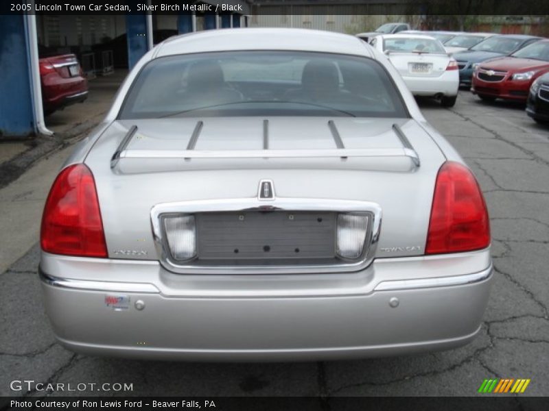 Silver Birch Metallic / Black 2005 Lincoln Town Car Sedan