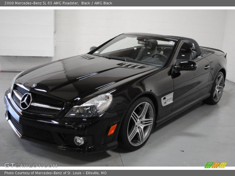 Black / AMG Black 2009 Mercedes-Benz SL 63 AMG Roadster