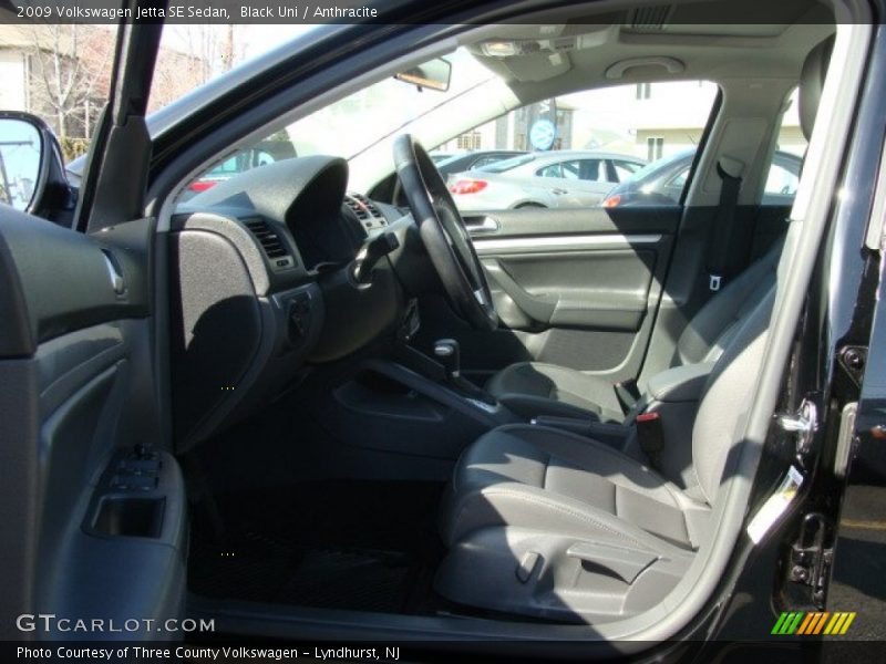 Black Uni / Anthracite 2009 Volkswagen Jetta SE Sedan