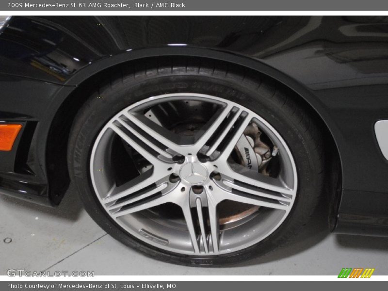 Black / AMG Black 2009 Mercedes-Benz SL 63 AMG Roadster