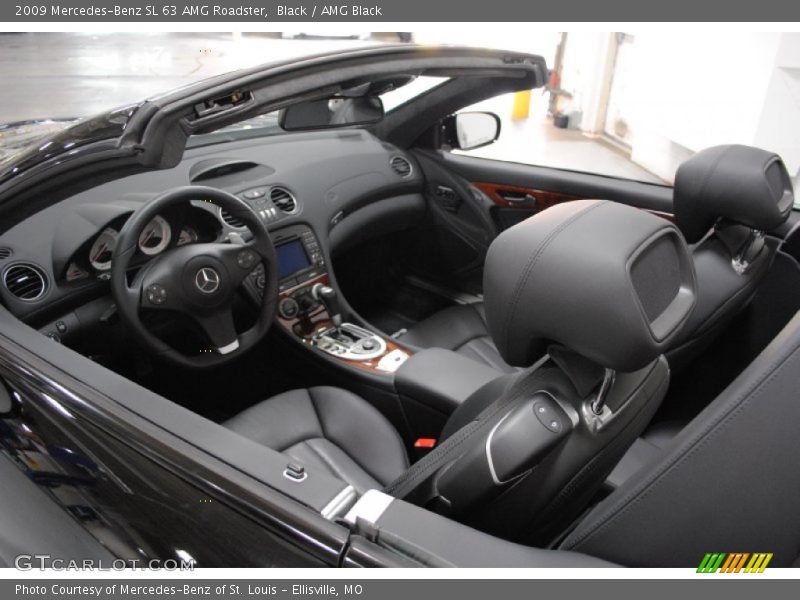 Black / AMG Black 2009 Mercedes-Benz SL 63 AMG Roadster