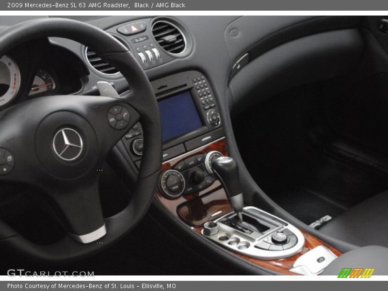 Black / AMG Black 2009 Mercedes-Benz SL 63 AMG Roadster