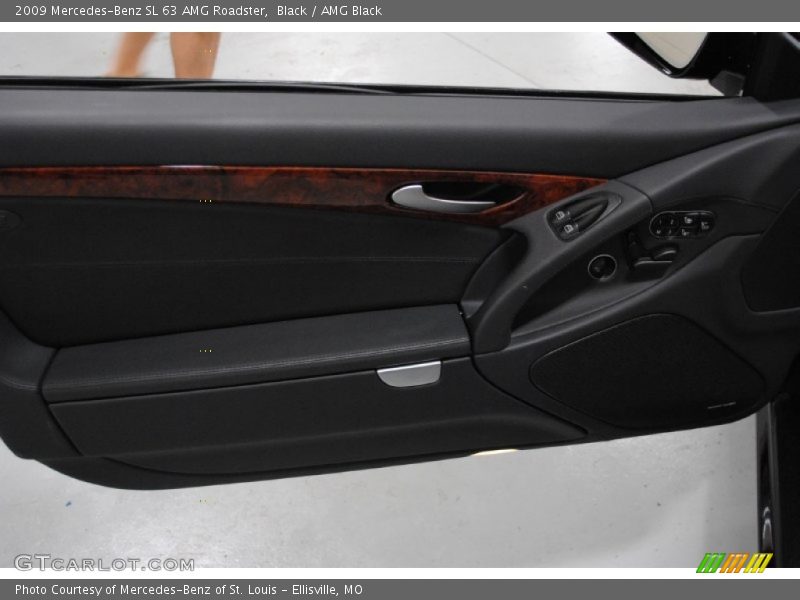 Black / AMG Black 2009 Mercedes-Benz SL 63 AMG Roadster