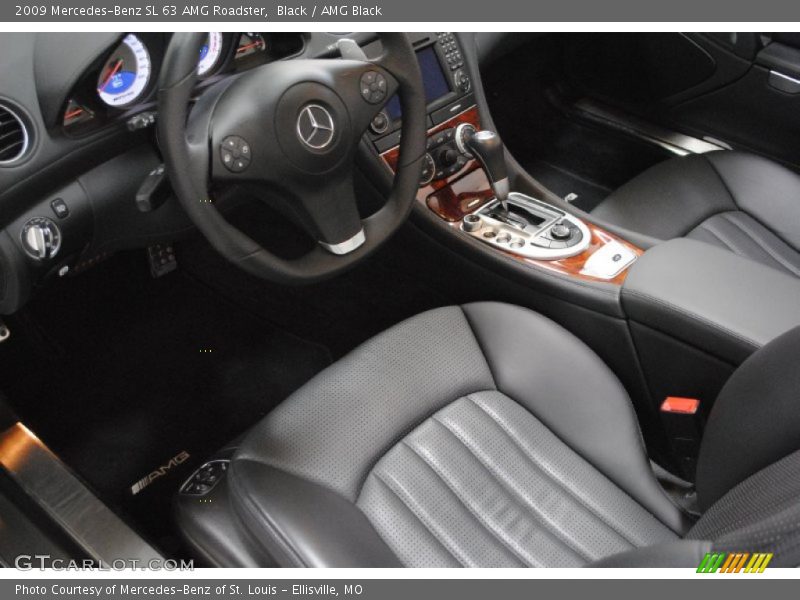 Black / AMG Black 2009 Mercedes-Benz SL 63 AMG Roadster
