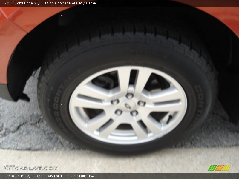 Blazing Copper Metallic / Camel 2007 Ford Edge SE