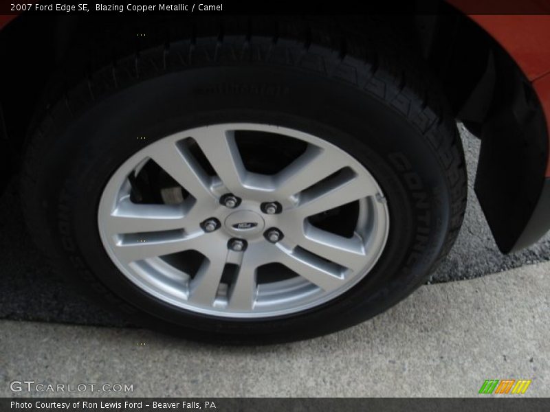 Blazing Copper Metallic / Camel 2007 Ford Edge SE