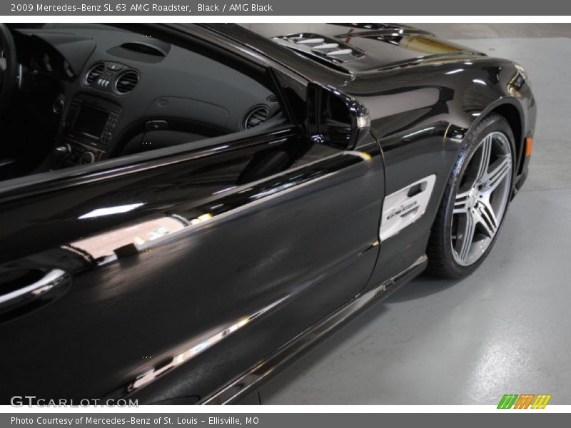 Black / AMG Black 2009 Mercedes-Benz SL 63 AMG Roadster