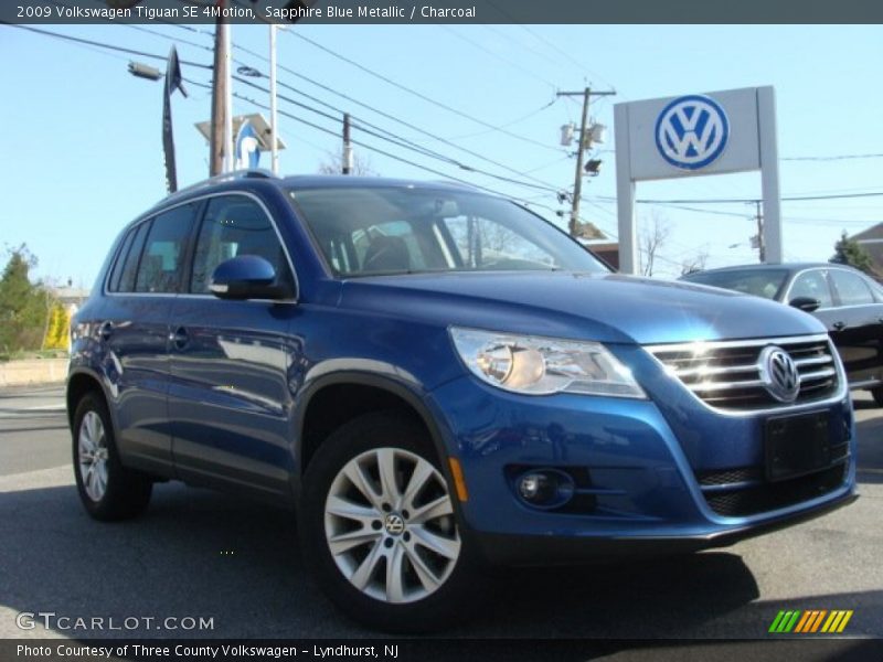 Sapphire Blue Metallic / Charcoal 2009 Volkswagen Tiguan SE 4Motion