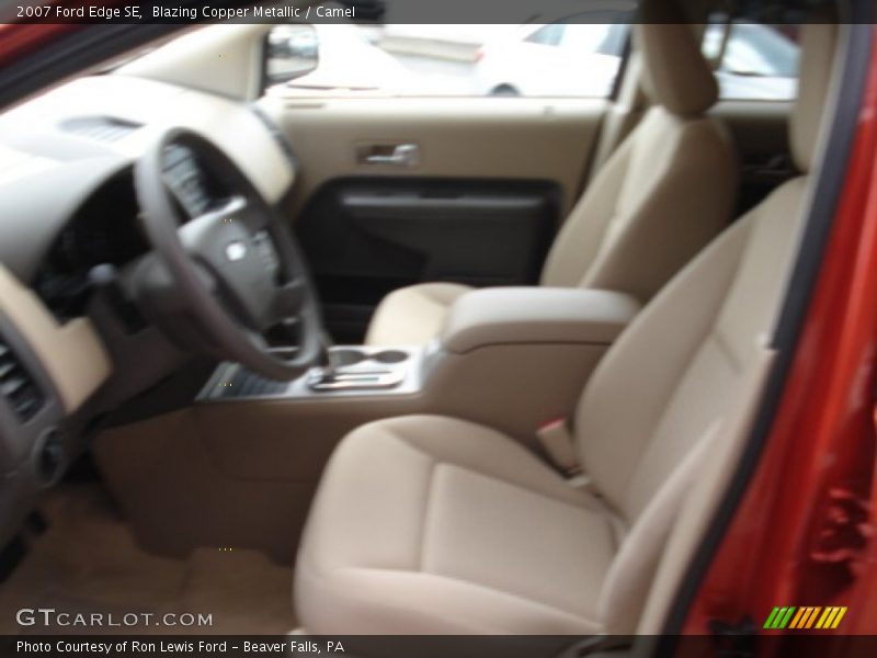 Blazing Copper Metallic / Camel 2007 Ford Edge SE