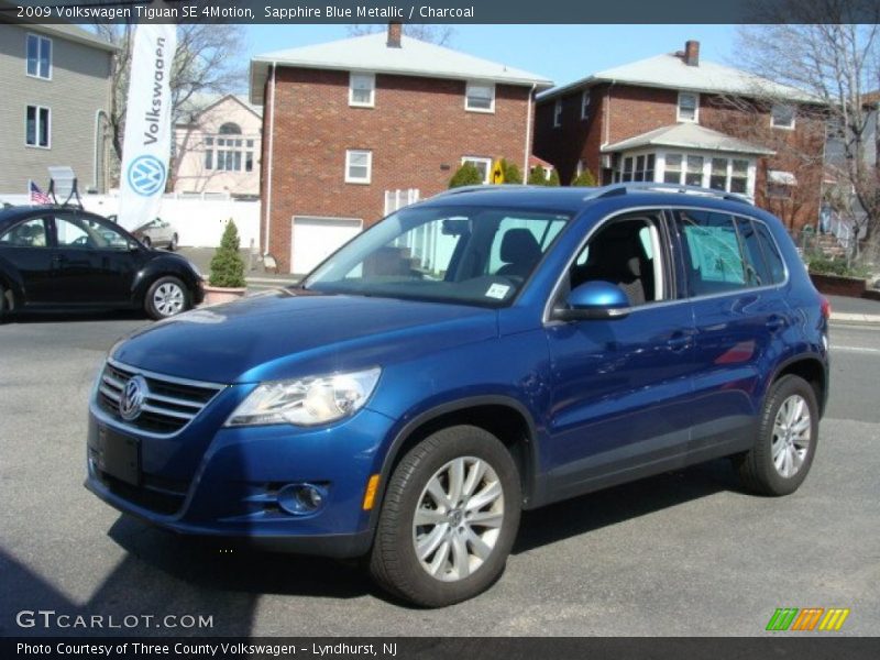 Sapphire Blue Metallic / Charcoal 2009 Volkswagen Tiguan SE 4Motion