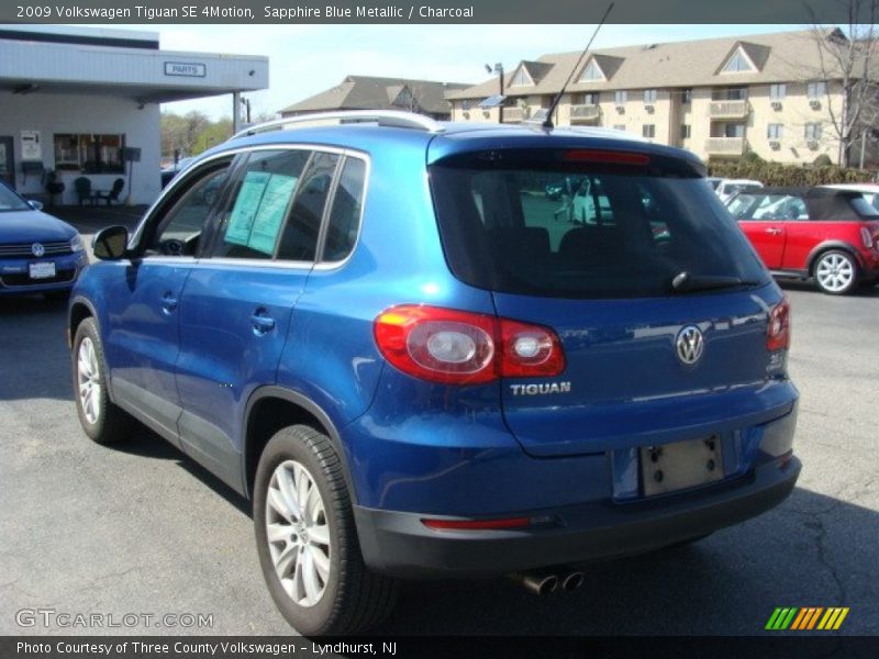 Sapphire Blue Metallic / Charcoal 2009 Volkswagen Tiguan SE 4Motion
