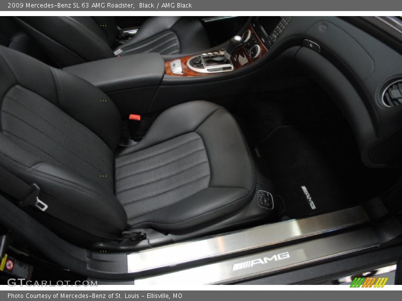 Black / AMG Black 2009 Mercedes-Benz SL 63 AMG Roadster