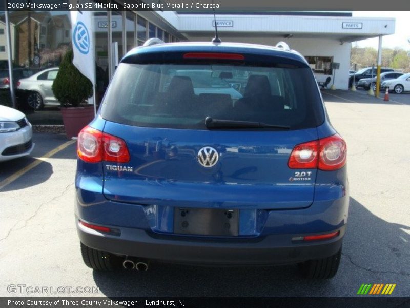 Sapphire Blue Metallic / Charcoal 2009 Volkswagen Tiguan SE 4Motion