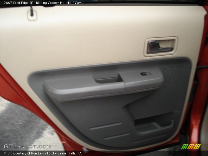 Blazing Copper Metallic / Camel 2007 Ford Edge SE