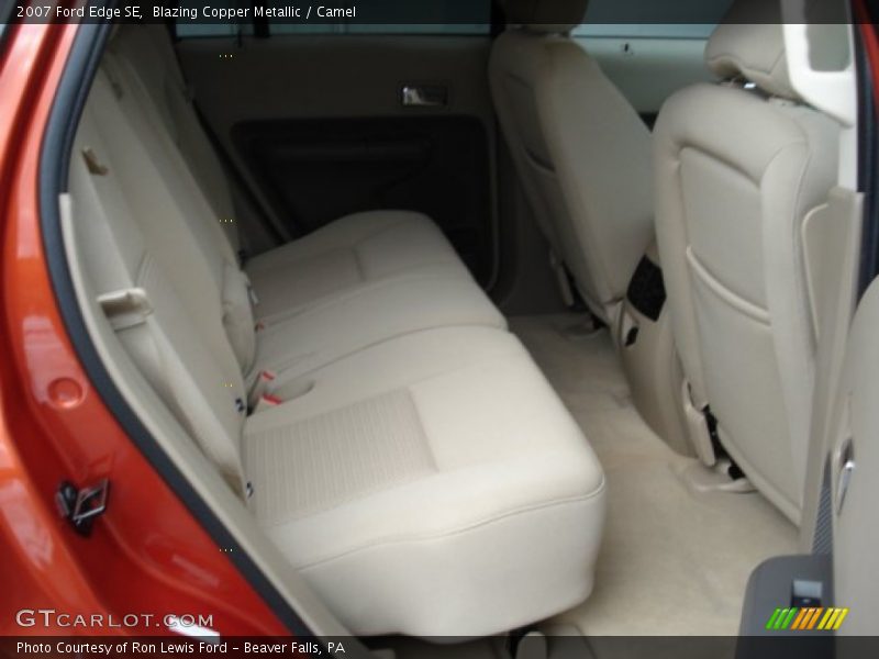 Blazing Copper Metallic / Camel 2007 Ford Edge SE