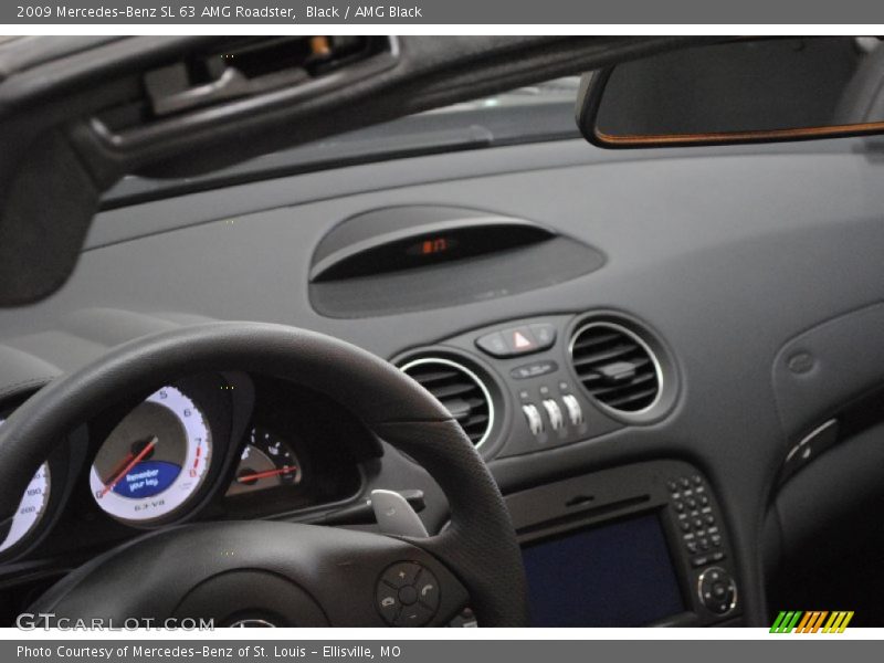 Black / AMG Black 2009 Mercedes-Benz SL 63 AMG Roadster