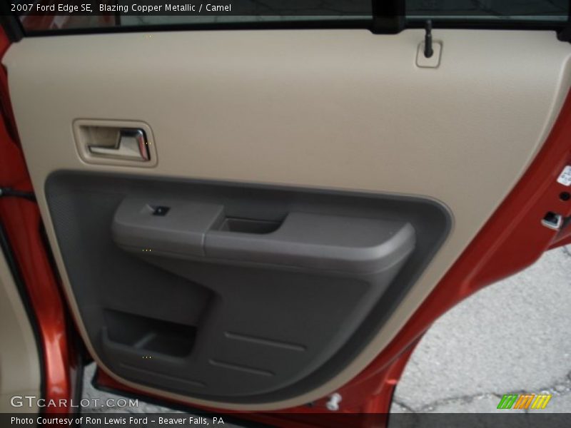 Blazing Copper Metallic / Camel 2007 Ford Edge SE