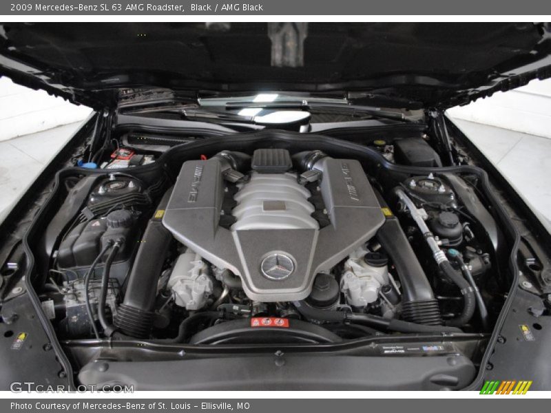 Black / AMG Black 2009 Mercedes-Benz SL 63 AMG Roadster