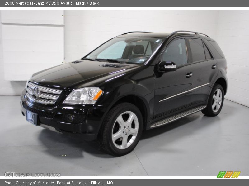 Black / Black 2008 Mercedes-Benz ML 350 4Matic