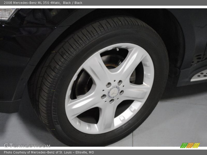 Black / Black 2008 Mercedes-Benz ML 350 4Matic