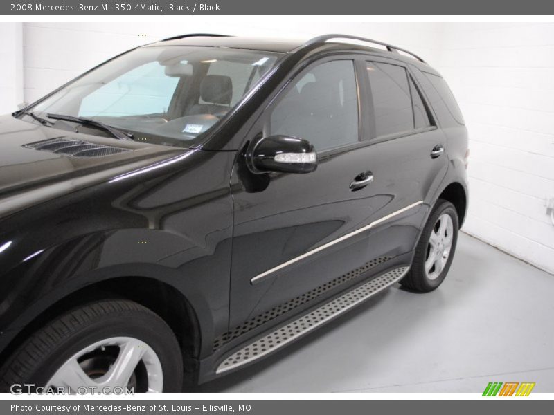 Black / Black 2008 Mercedes-Benz ML 350 4Matic