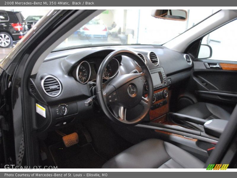 Black / Black 2008 Mercedes-Benz ML 350 4Matic