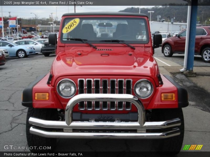 Flame Red / Dark Slate Gray 2005 Jeep Wrangler SE 4x4