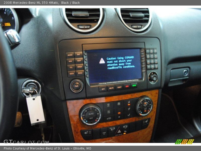 Black / Black 2008 Mercedes-Benz ML 350 4Matic