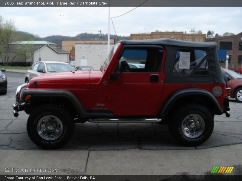 Flame Red / Dark Slate Gray 2005 Jeep Wrangler SE 4x4