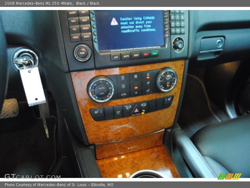 Black / Black 2008 Mercedes-Benz ML 350 4Matic