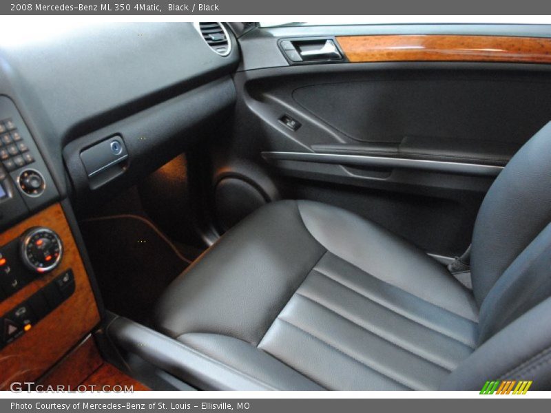 Black / Black 2008 Mercedes-Benz ML 350 4Matic