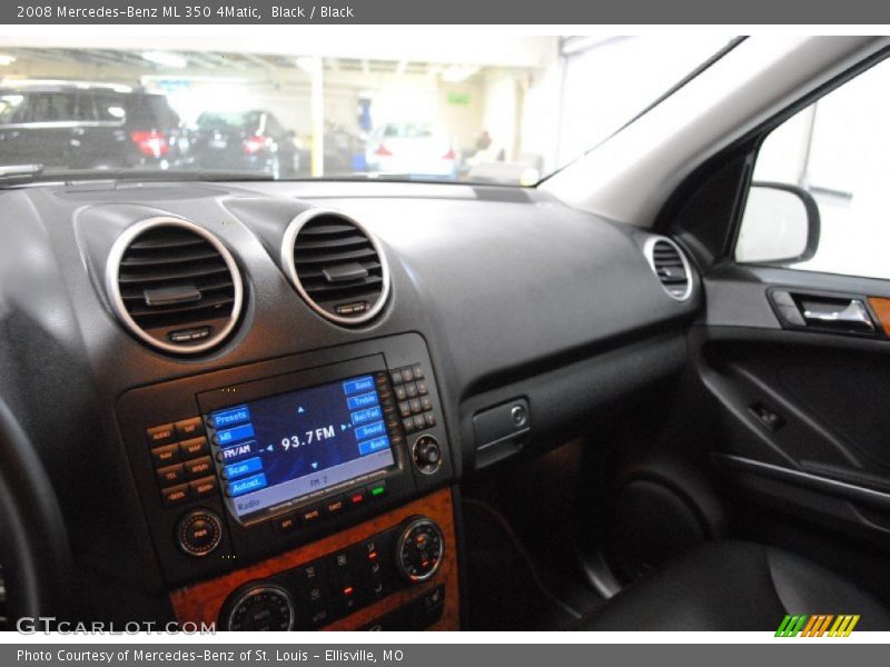 Black / Black 2008 Mercedes-Benz ML 350 4Matic