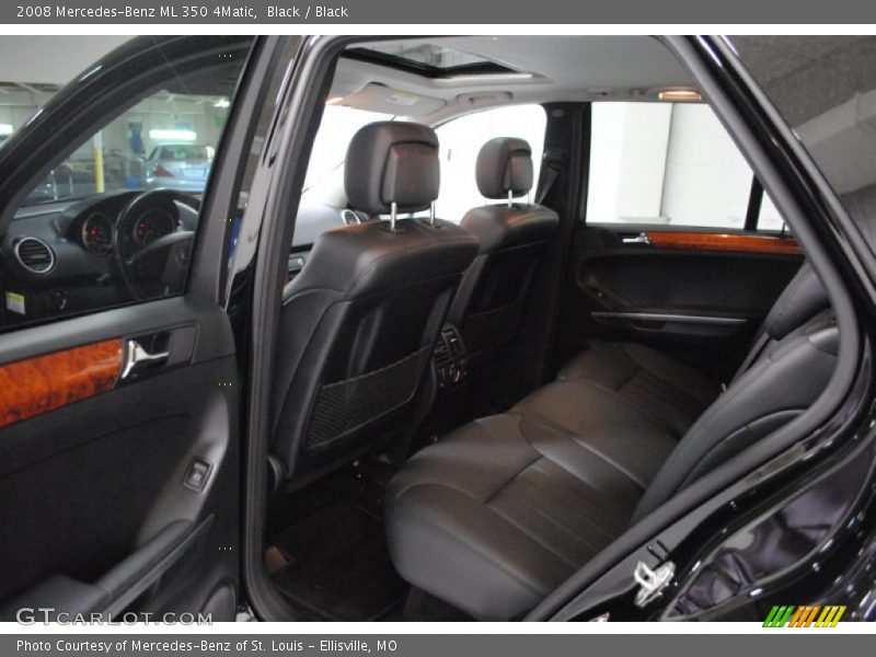 Black / Black 2008 Mercedes-Benz ML 350 4Matic