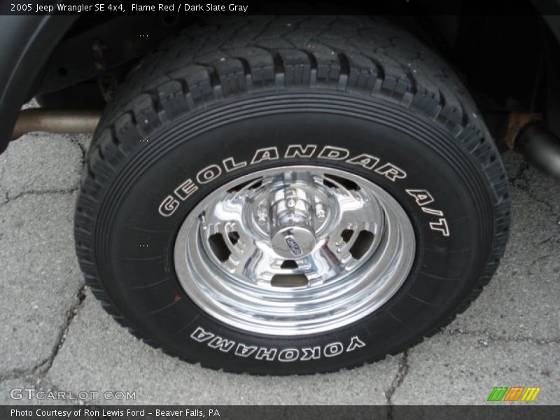 Flame Red / Dark Slate Gray 2005 Jeep Wrangler SE 4x4