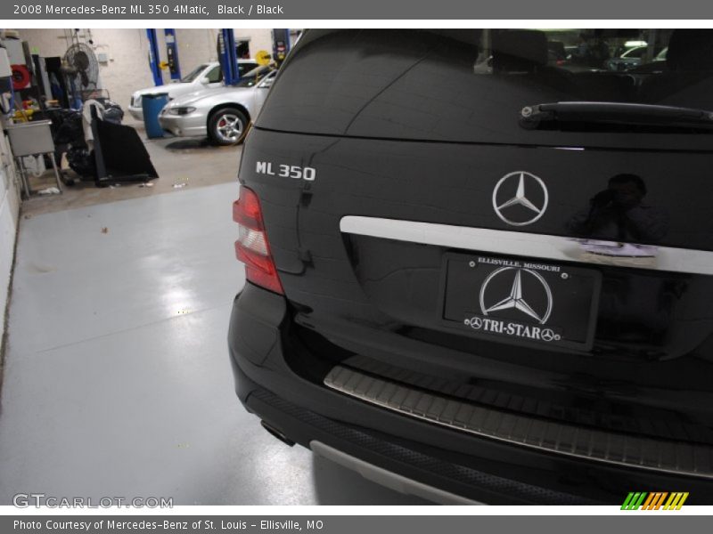 Black / Black 2008 Mercedes-Benz ML 350 4Matic