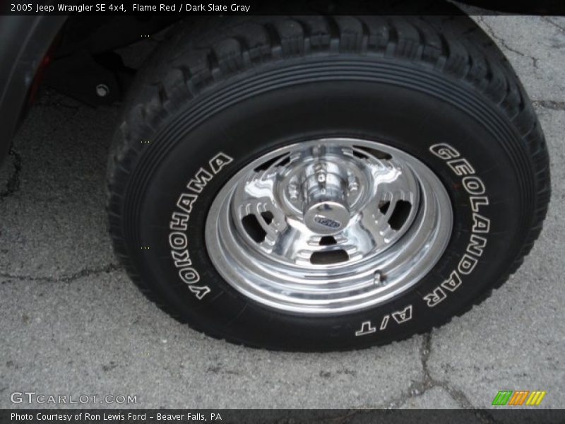 Flame Red / Dark Slate Gray 2005 Jeep Wrangler SE 4x4