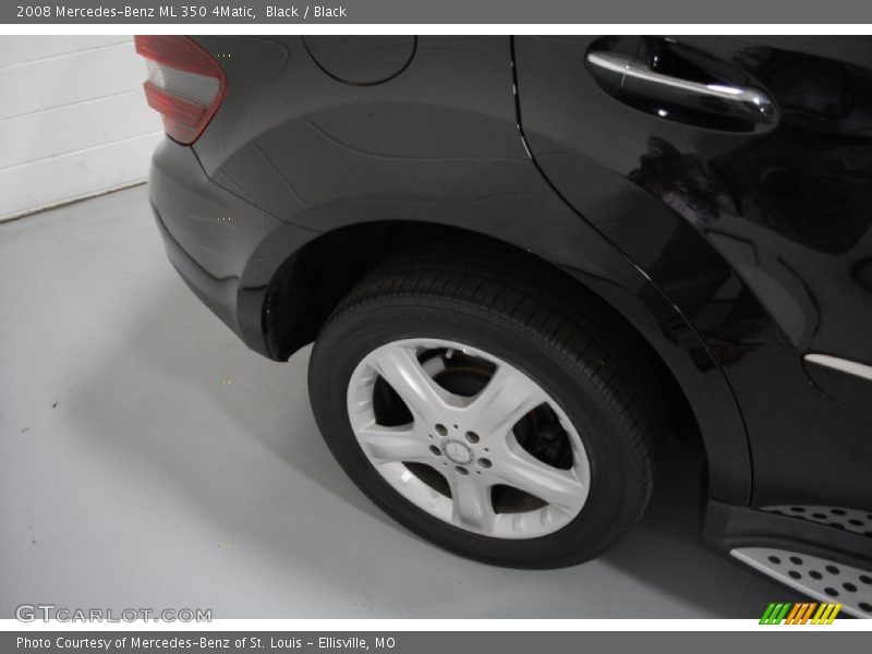 Black / Black 2008 Mercedes-Benz ML 350 4Matic