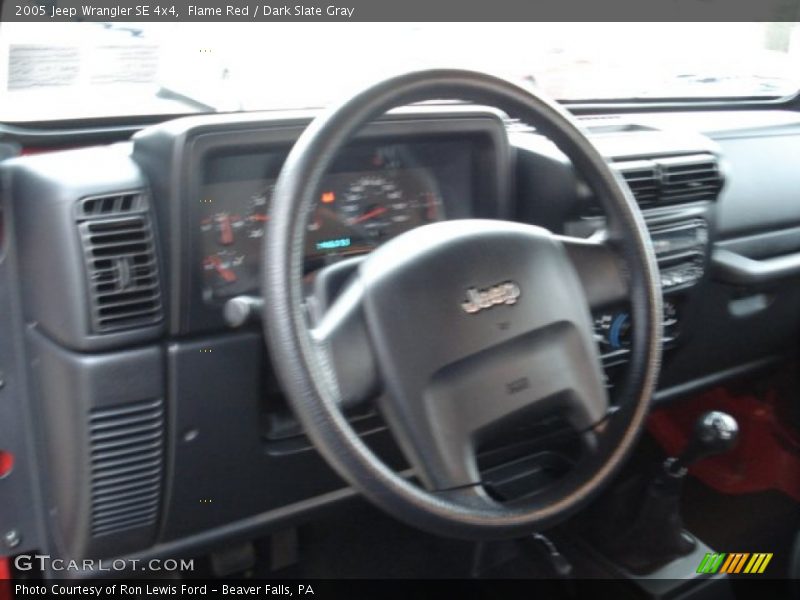 Flame Red / Dark Slate Gray 2005 Jeep Wrangler SE 4x4