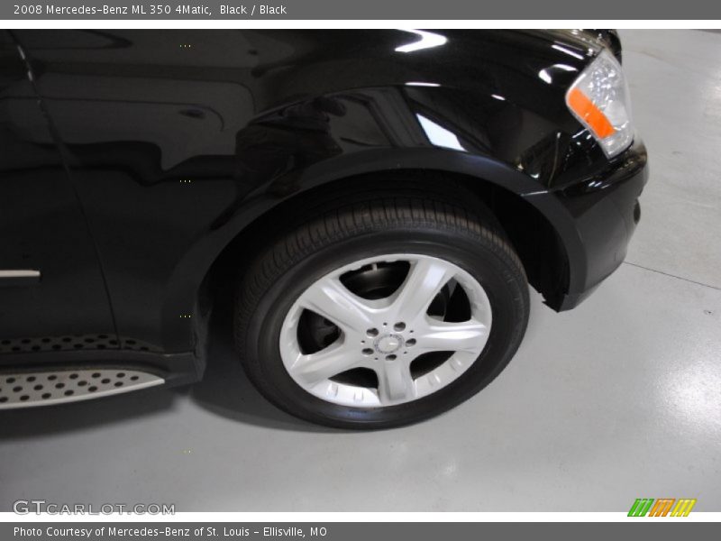 Black / Black 2008 Mercedes-Benz ML 350 4Matic