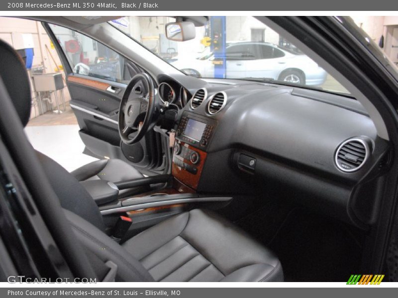 Black / Black 2008 Mercedes-Benz ML 350 4Matic