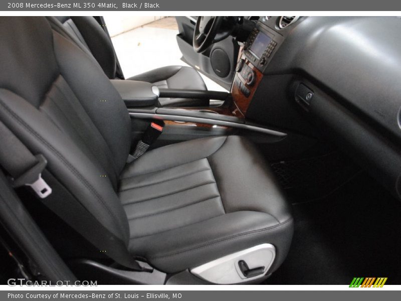 Black / Black 2008 Mercedes-Benz ML 350 4Matic