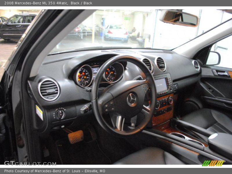 Black / Black 2008 Mercedes-Benz ML 350 4Matic