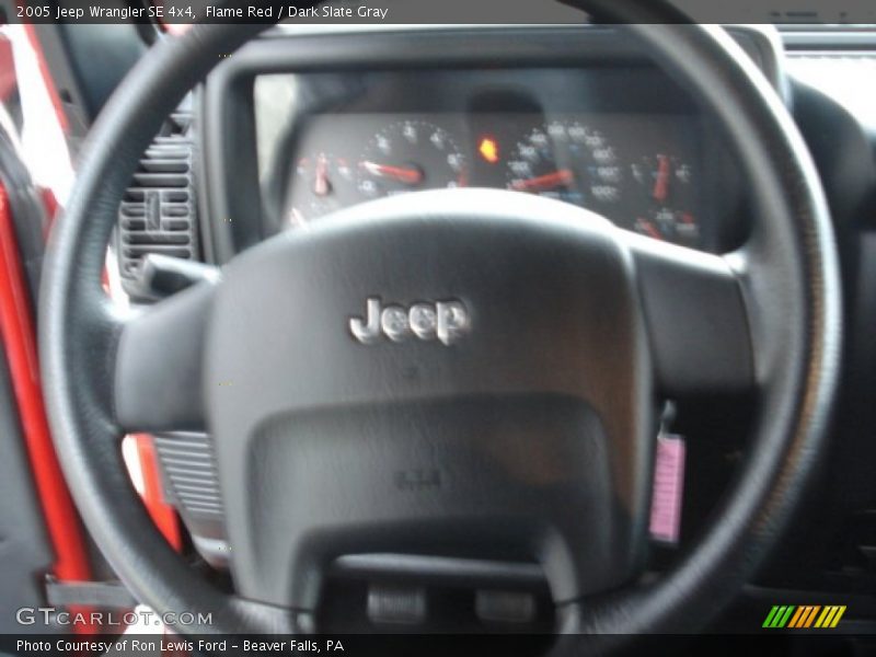 Flame Red / Dark Slate Gray 2005 Jeep Wrangler SE 4x4