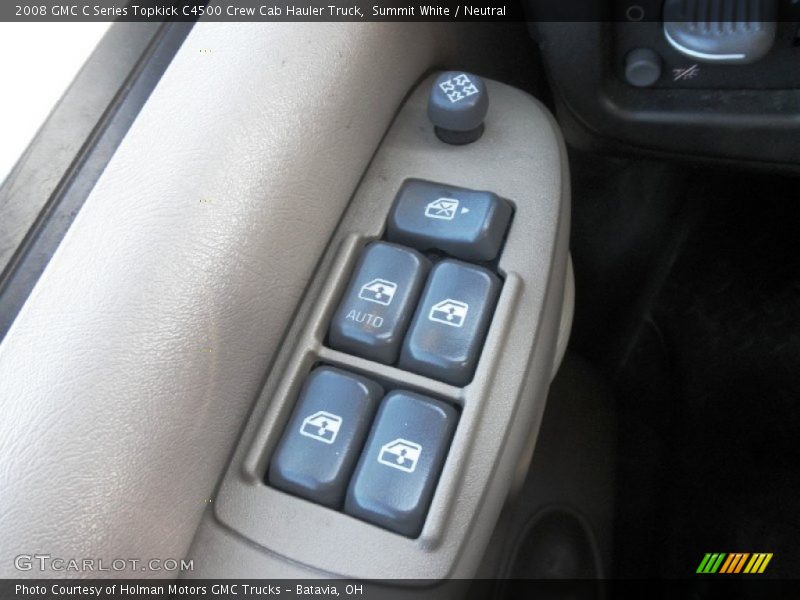 Summit White / Neutral 2008 GMC C Series Topkick C4500 Crew Cab Hauler Truck