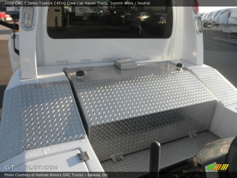 Summit White / Neutral 2008 GMC C Series Topkick C4500 Crew Cab Hauler Truck